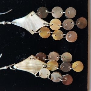 Mother of Pearl Chandelier Earrings